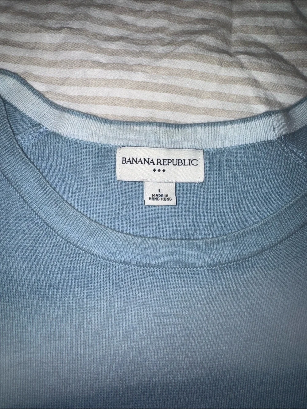 Banana Republic Light Blue Crewneck Sweater